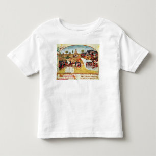 Camiseta Infantil Como Alexander o excelente cruzou o Tigris