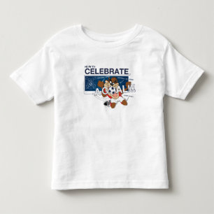 Camiseta Infantil Como Celebrar um Gol com TAZ™