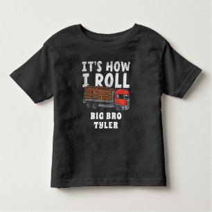 Camiseta Infantil Como eu faço o Roll Logger Lumberjack Trucker pers
