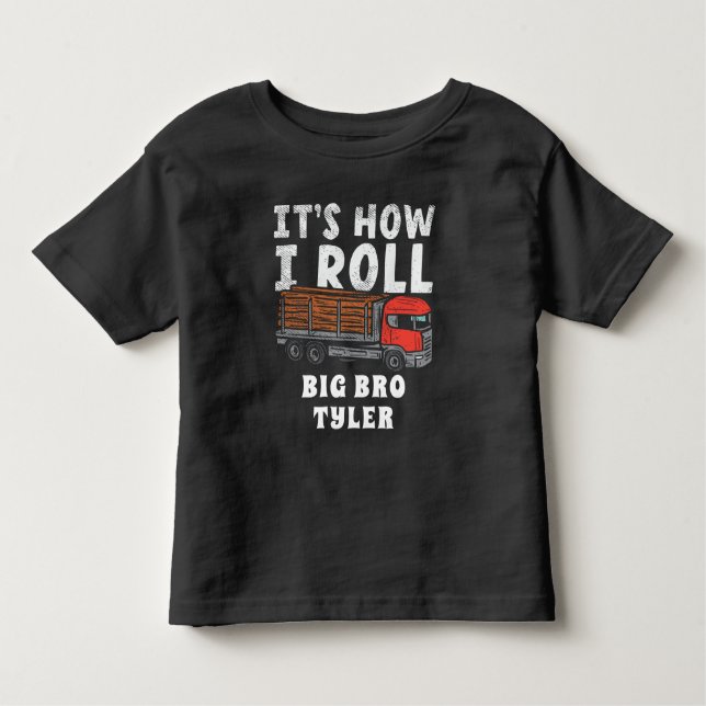 Camiseta Infantil Como eu faço o Roll Logger Lumberjack Trucker pers (Frente)