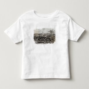 Camiseta Infantil Como o dia era carga ganhada do décima