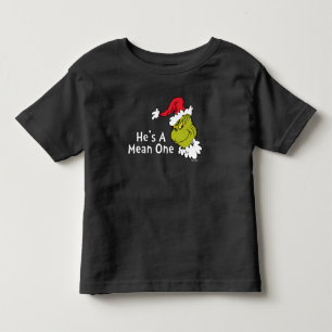 Camiseta Infantil Como o Grinch Roubou o Natal Ele é um Mau