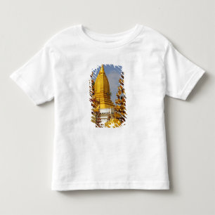Camiseta Infantil Complexo Shwe Zigon Pagoda em Bagan (Pagan),