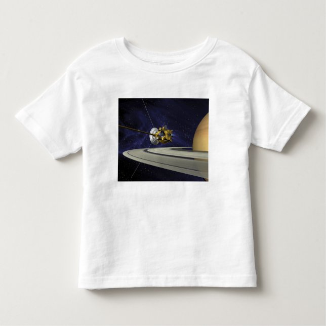 Camiseta Infantil Conceito artístico de Cassini (Frente)