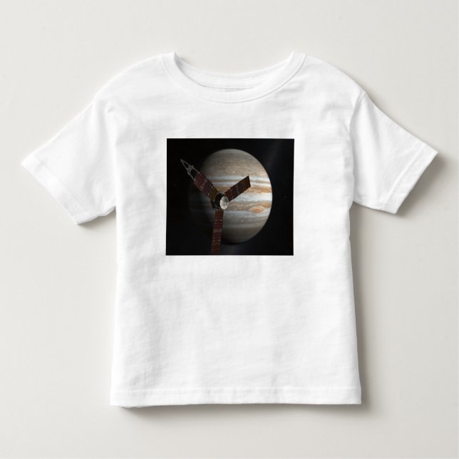 Camiseta Infantil Conceito de artista da espaçonave Juno (Frente)