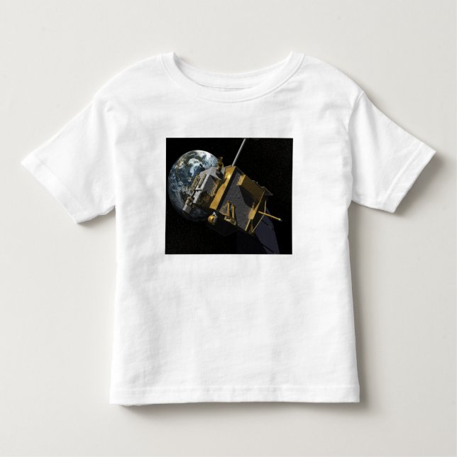 Camiseta Infantil Conceito de Artista do Orbi de Reconhecimento Luna (Frente)