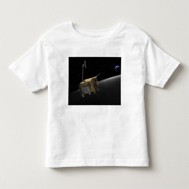 Camiseta Infantil Conceito de Artista do Órbi de Reconhecimento Luna (Frente)