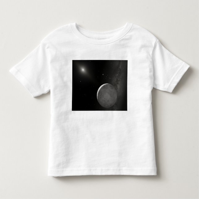 Camiseta Infantil Conceito do artista de objeto Kuiper Belt (Frente)