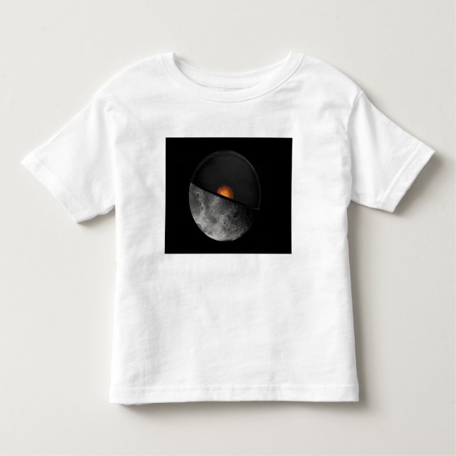Camiseta Infantil Conceito do artista mostrando um possível núcleo i (Frente)