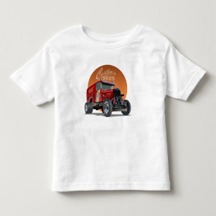 Camiseta Infantil Conceito personalizado de carro de retrocorrida
