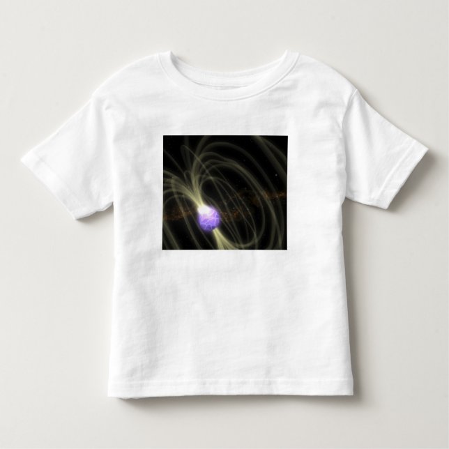 Camiseta Infantil Concepção artística da magneta SGR 1806-20 (Frente)