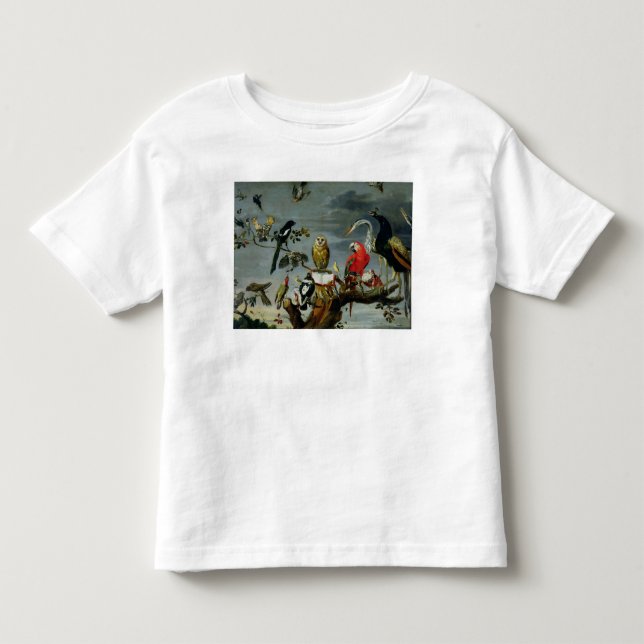 Camiseta Infantil Concerto dos pássaros (Frente)