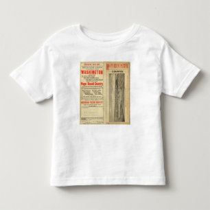 Camiseta Infantil Concessão de terras Washington e Oregon