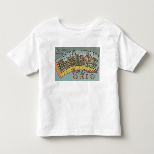 Camiseta Infantil Concórdia nova, Ohio - Muskingum County (Frente)