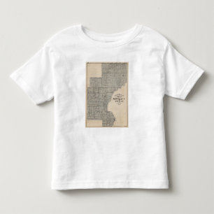 Camiseta Infantil Condados do pinho, Kanabec, Minnesota