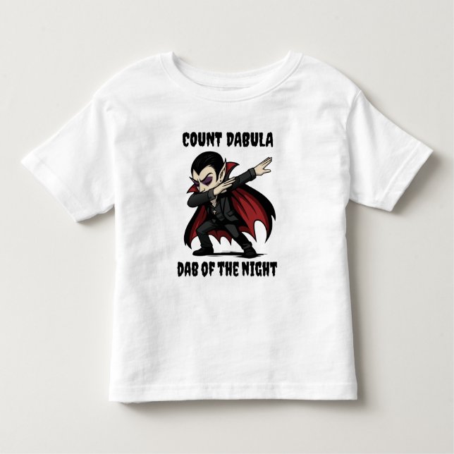 Camiseta Infantil Conde Dabula durante a noite (Frente)