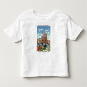 Camiseta Infantil Confiança Bldg e opinião da torre dos viajantes