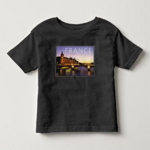 Camiseta Infantil Congresso no Rio Sena Paris, França