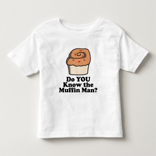 Camiseta Infantil conhece o homem do muffin? (Frente)