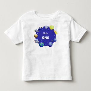 Camiseta Infantil Conjunto de Clipart de Círculo Espacial