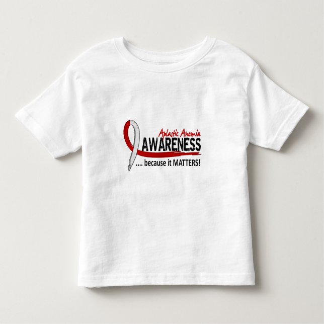 Camiseta Infantil Consciência 2 da anemia não plástica (Frente)
