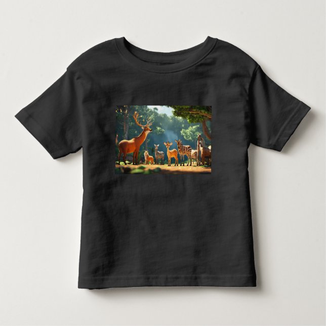Camiseta Infantil Conselho da Selva: Vozes dos Selvagens (Frente)