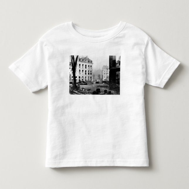 Camiseta Infantil Construção da avenida de l'Opera (Frente)