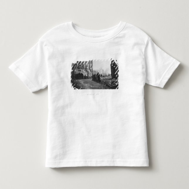 Camiseta Infantil Construção da avenida de l'Opera (Frente)