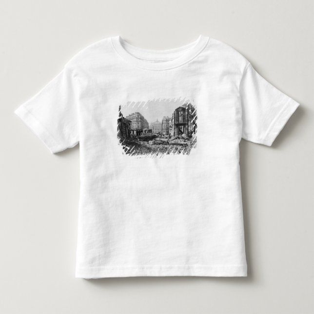 Camiseta Infantil Construção da avenida de l'Opera 2 (Frente)
