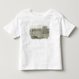 Camiseta Infantil Construção da entrada principal do Louvre, Paris