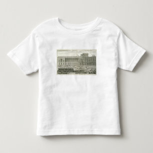 Camiseta Infantil Construção da entrada principal do Louvre, Paris