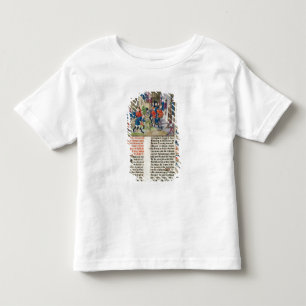 Camiseta Infantil Construção das fundações do mosteiro