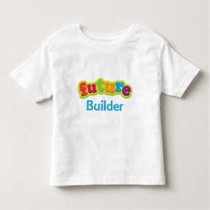 Camiseta Infantil Construtor (futuro) para a criança