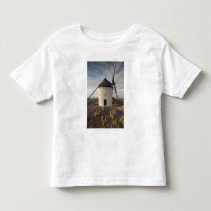 Camiseta Infantil Consuegra, antigos moinhos de vento de La Mancha