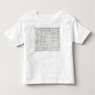 Camiseta Infantil Contagem para o ó movimento da 5a sinfonia