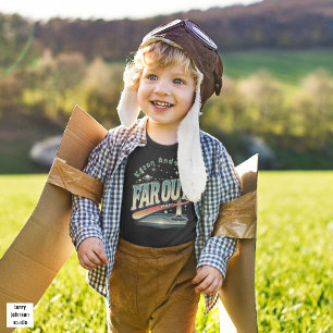 Camiseta Infantil Continue no caminhoneiro" Retro 60s preto personal