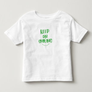 Camiseta Infantil Continue sorrindo
