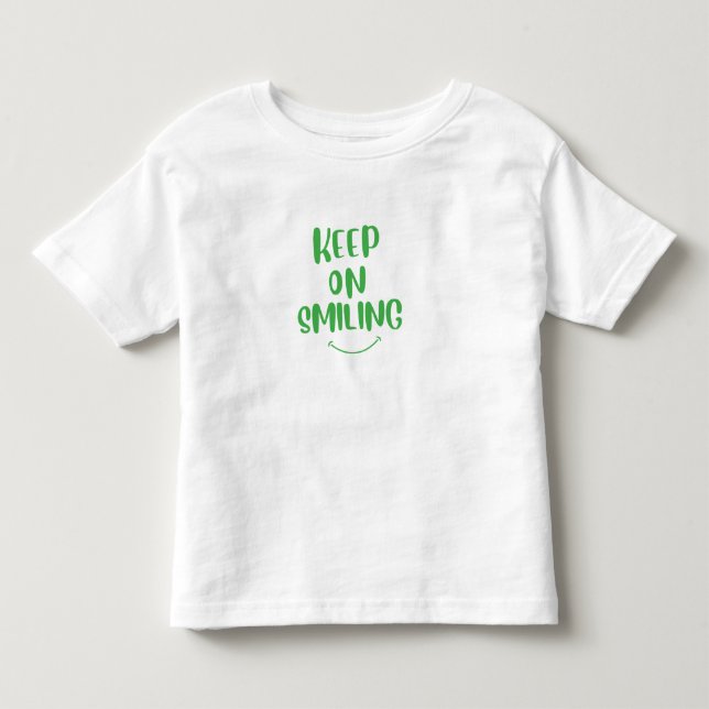 Camiseta Infantil Continue sorrindo (Frente)