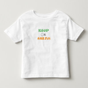 Camiseta Infantil Continue sorrindo