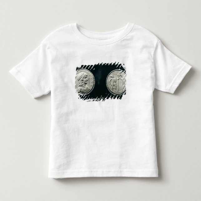 Camiseta Infantil Contorniate que representa Apuleius e (Frente)