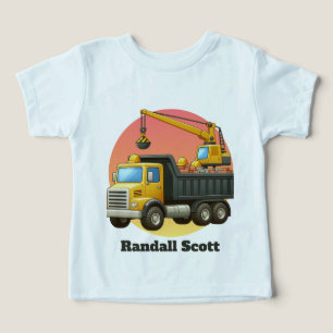 Camiseta infantil Cool Boys construção personalizá