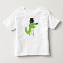Cool Crocodile with Sunglasses & Leafy Bucket Hat