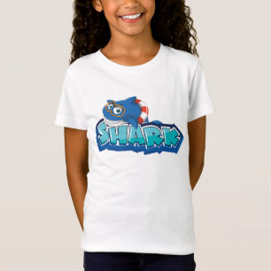 Camiseta Infantil Cool Shark Splash para Crianças