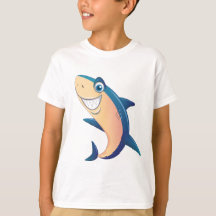 Camiseta Infantil Cool Shark Splash para Crianças