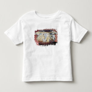 Camiseta Infantil Copo de bebendo que descreve soldados de Scythian