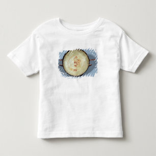 Camiseta Infantil Copo sem pé, musa ereto que joga o lyre,