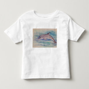 Camiseta Infantil Cor d'água do golfinho