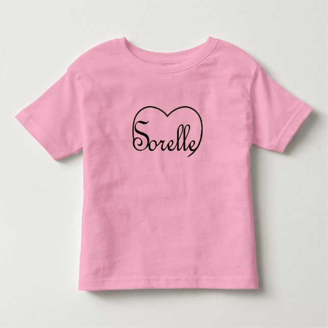 Camiseta Infantil Coração das Irmãs Italianas (Frente)