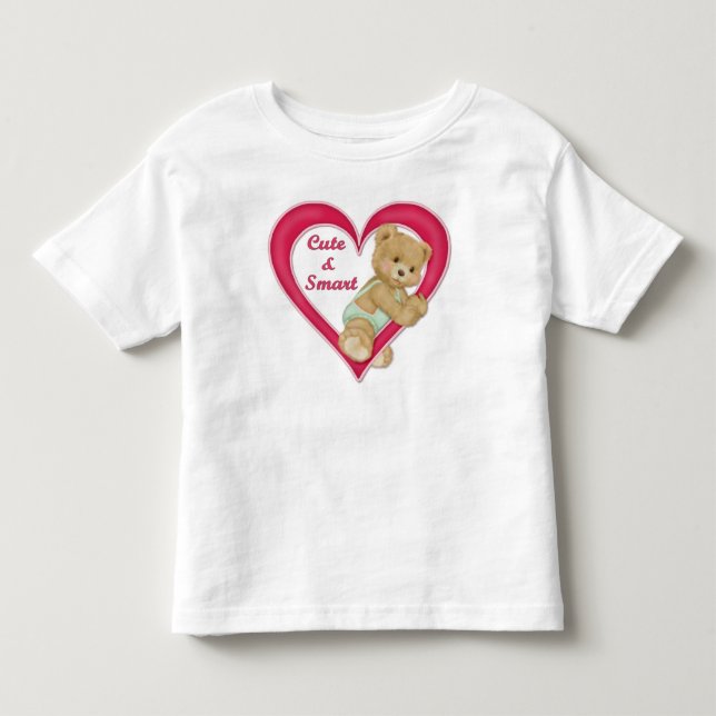 Camiseta Infantil Coração do ursinho (Frente)