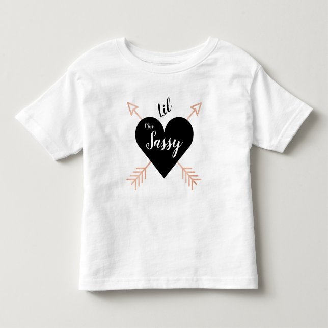Camiseta Infantil Coração e Setas (Frente)